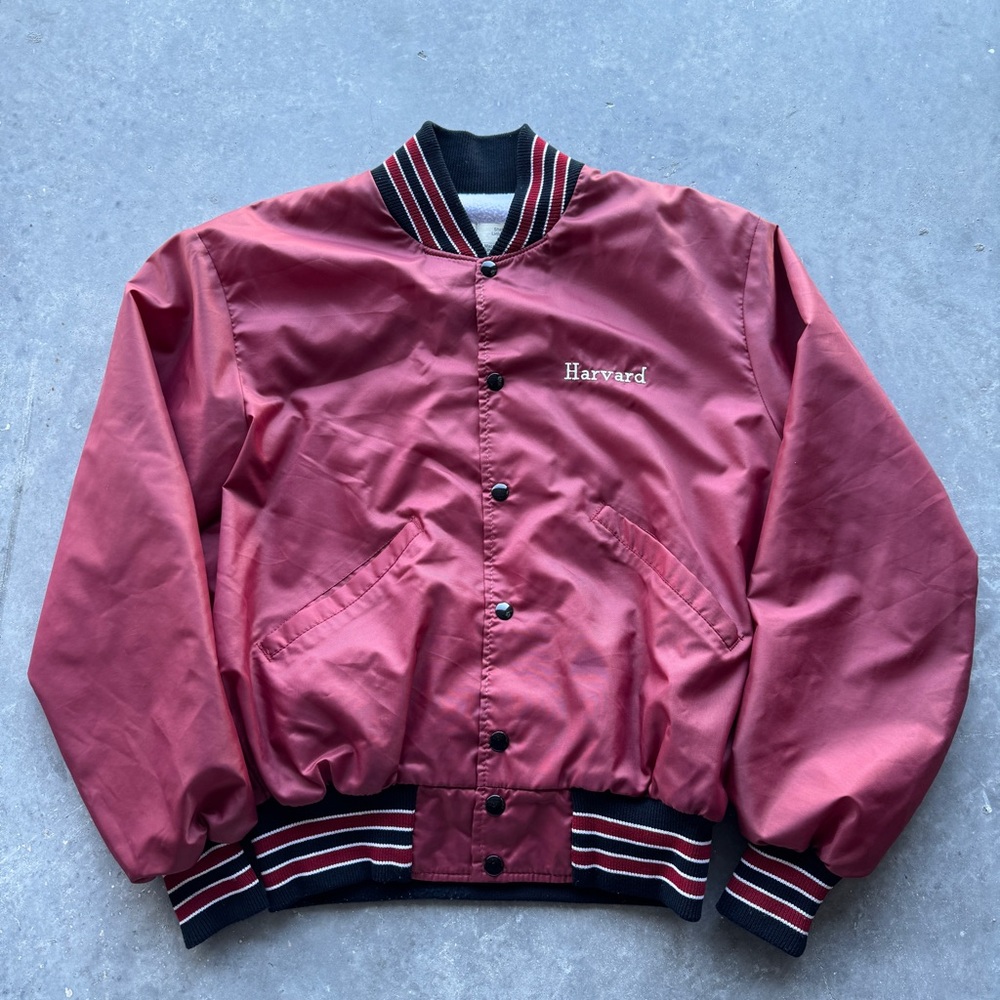 Vintage DeLong Harvard Jacket Mens medium